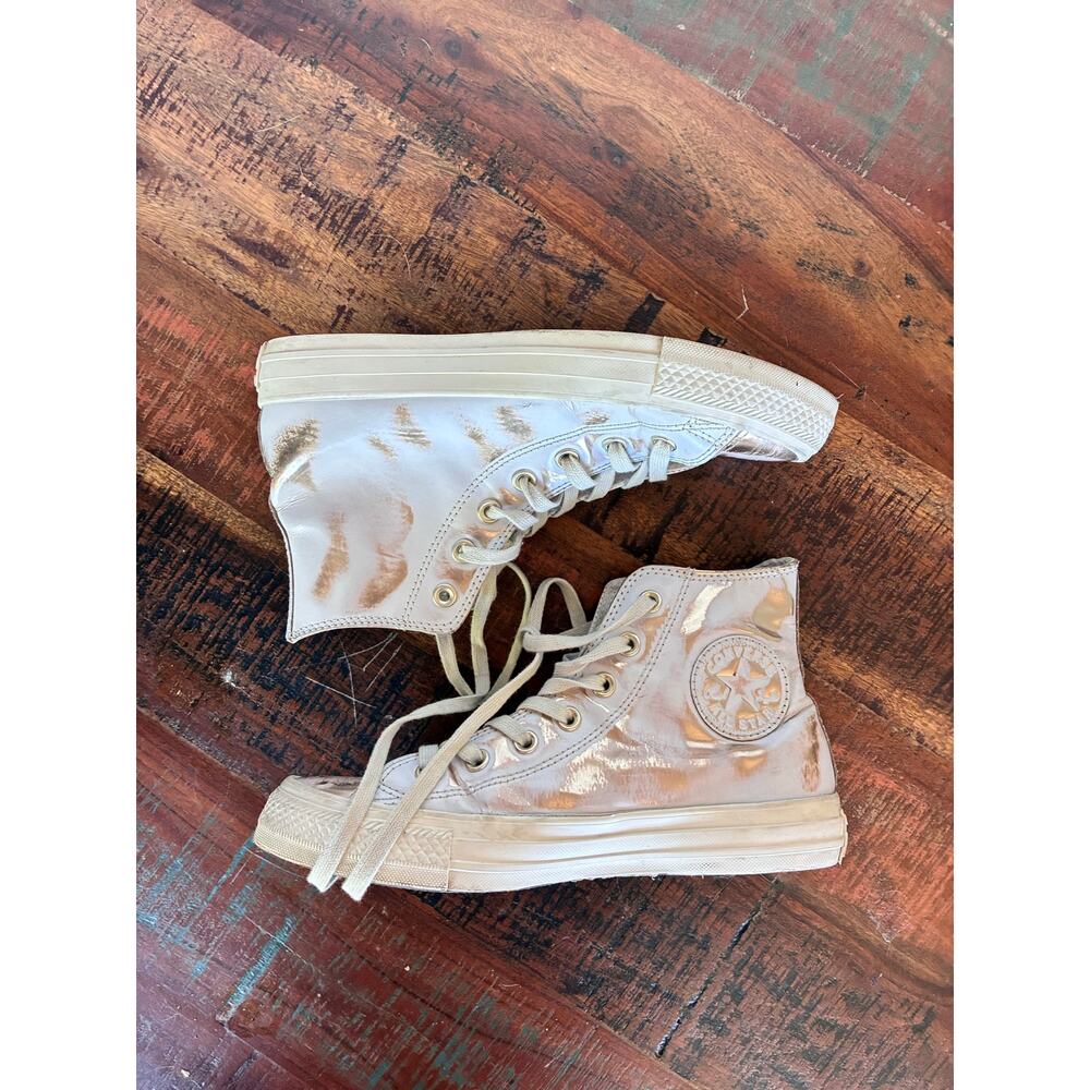 Converse Sneakers Chuck Taylor All Star High Tops Brush Off Rose Gold Women 7